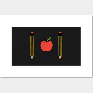 School Supplies Posters and Art